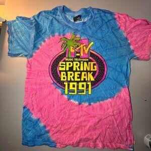 MTV Spring Break 1991 Tye Dye T-Shirt